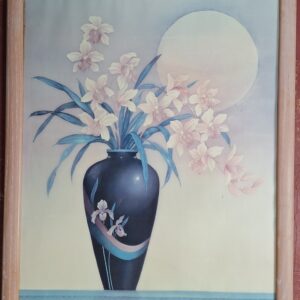 Pink flowers in a vase