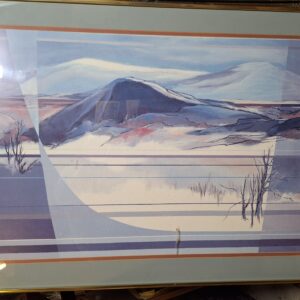 Blue mountains set of two