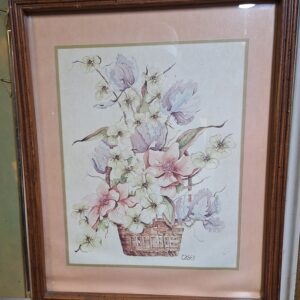 Pink and violet flowers