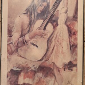 Lady with guitar