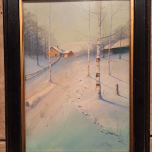 Footprints in the snow