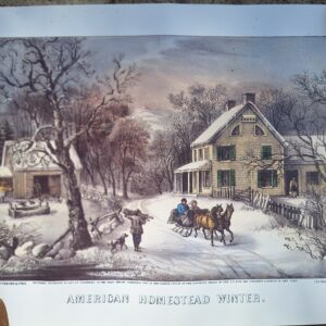 Curry and Ives set of 4 PR