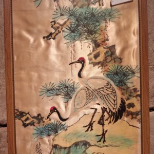 Asian art set of 2 PR